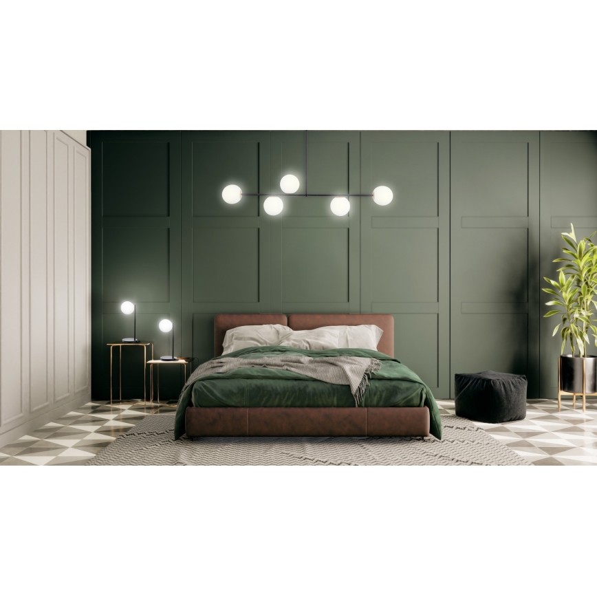 Candeeiro de mesa GAMA 1xG9/12W/230V preto