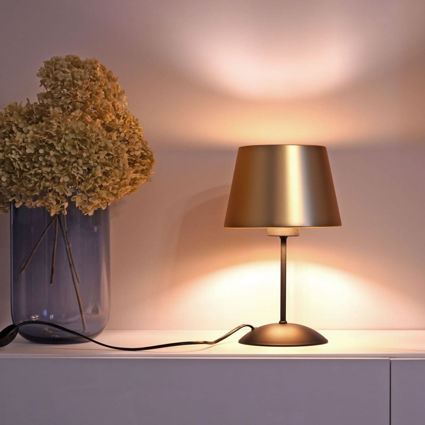 Candeeiro de mesa GLORY 1xE27/15W/230V dourado