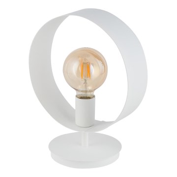 Candeeiro de mesa HAPPY 1xE27/60W/230V branco