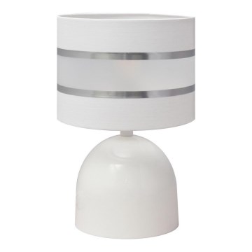 Candeeiro de mesa HELEN 1xE27/15W/230V branco