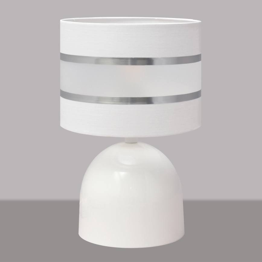 Candeeiro de mesa HELEN 1xE27/15W/230V branco