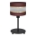 Candeeiro de mesa HELEN 1xE27/15W/230V castanho/preto/dourado