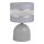 Candeeiro de mesa HELEN 1xE27/15W/230V cinzento/prateado