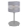 Candeeiro de mesa HELEN 1xE27/15W/230V cinzento/prateado
