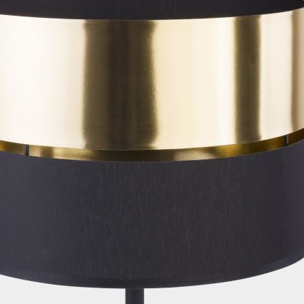 Candeeiro de mesa HILTON 1xE27/25W/230V latão/preto