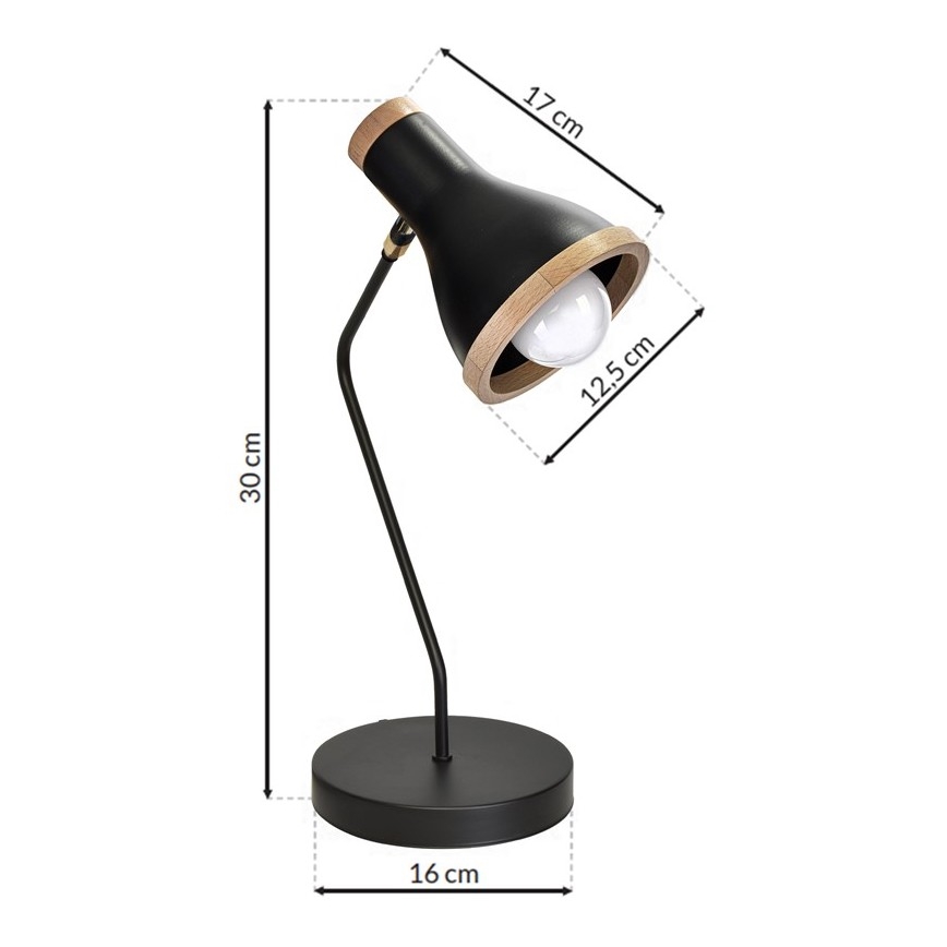 Candeeiro de mesa HOLLY 1xE27/60W/230V