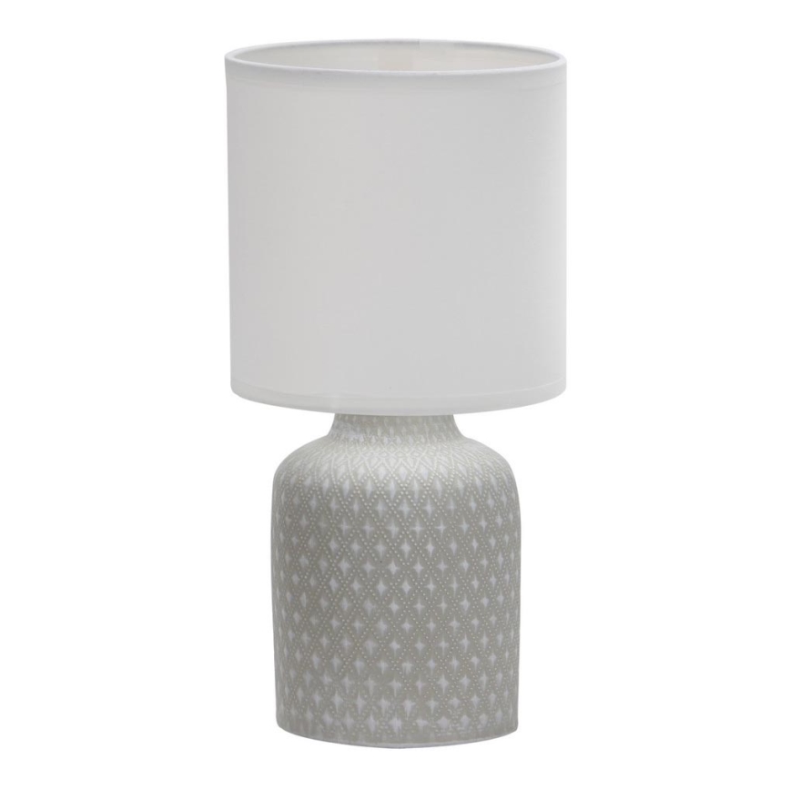 Candeeiro de mesa INER 1xE14/40W/230V cinzento
