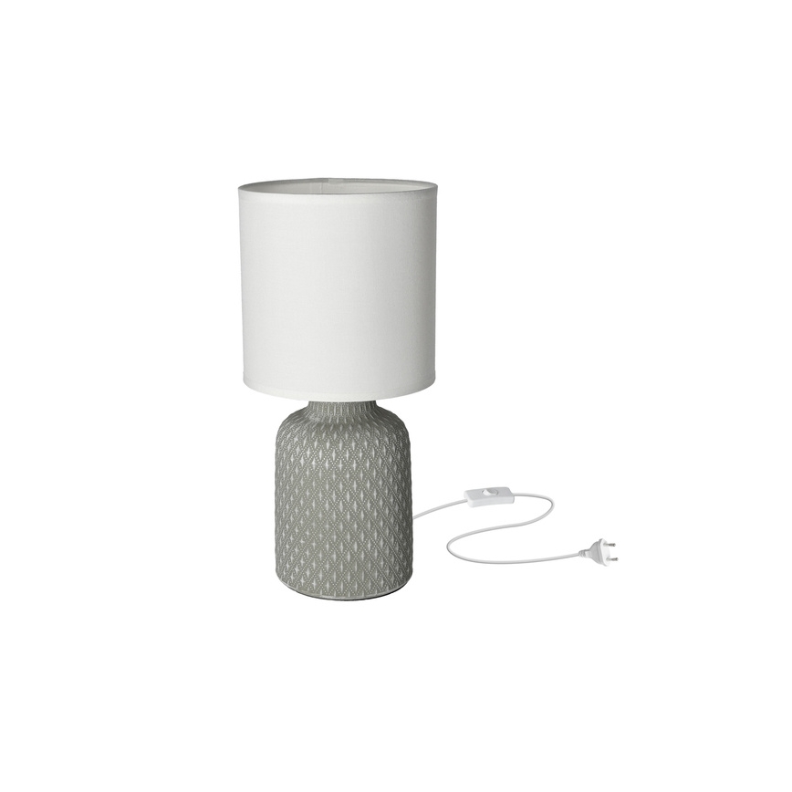 Candeeiro de mesa INER 1xE14/40W/230V cinzento
