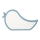 Candeeiro de mesa infantil LED BIRD LED/12W/230V azul