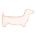 Candeeiro de mesa infantil LED DOG LED/12W/230V rosa