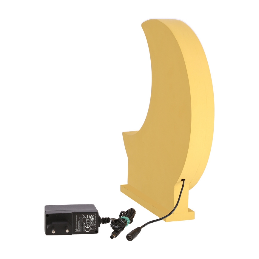 Candeeiro de Mesa Infantil LED MOON LED/12W/230V amarelo