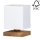 Candeeiro de mesa INGER 1xE27/25W/230V carvalho - certificado por FSC