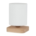 Candeeiro de mesa JENTA 1xE27/25W/230V carvalho