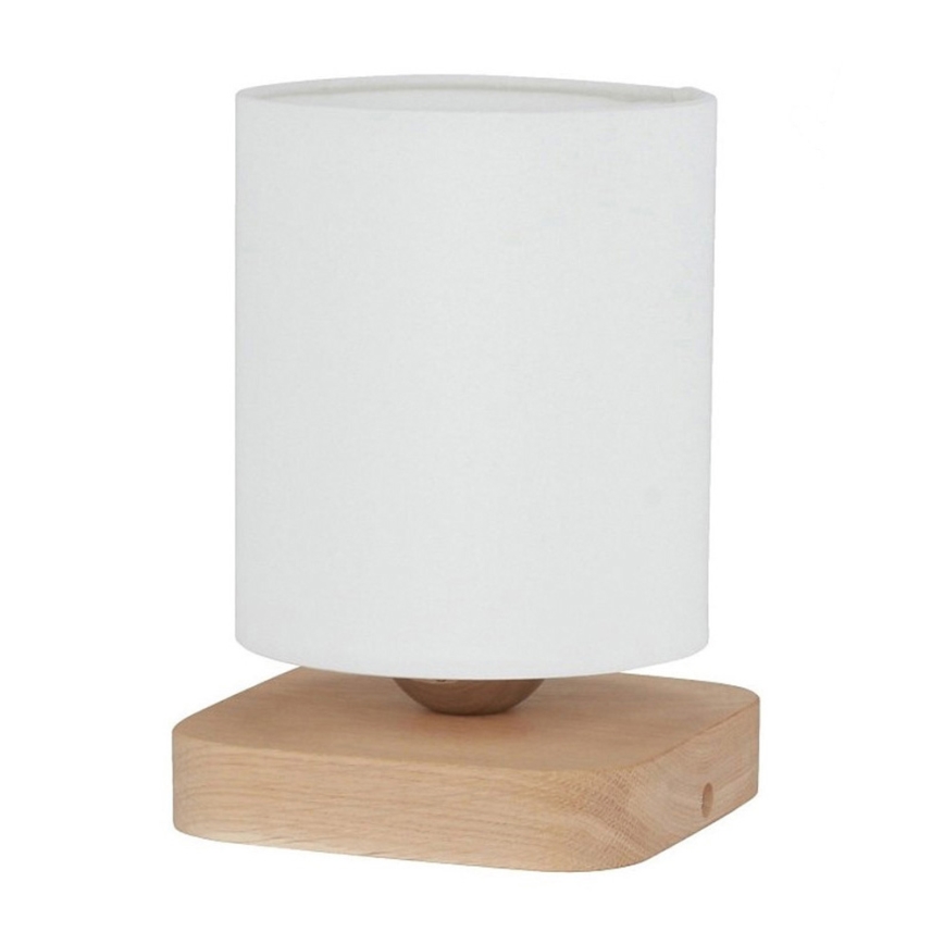Candeeiro de mesa JENTA 1xE27/25W/230V carvalho