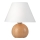 Candeeiro de mesa JUTA 1xE27/60W/230V carvalho/branco