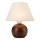 Candeeiro de mesa JUTA 1xE27/60W/230V faia