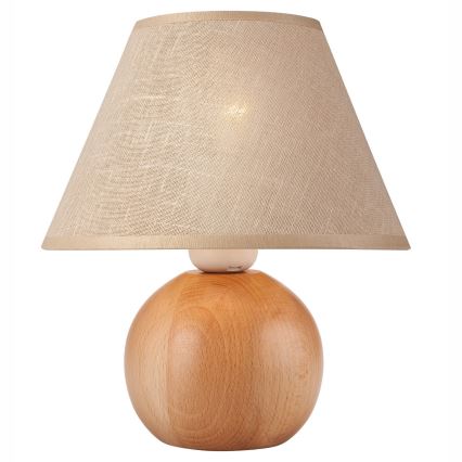 Candeeiro de mesa JUTA 1xE27/60W/230V faia - FSC certificado