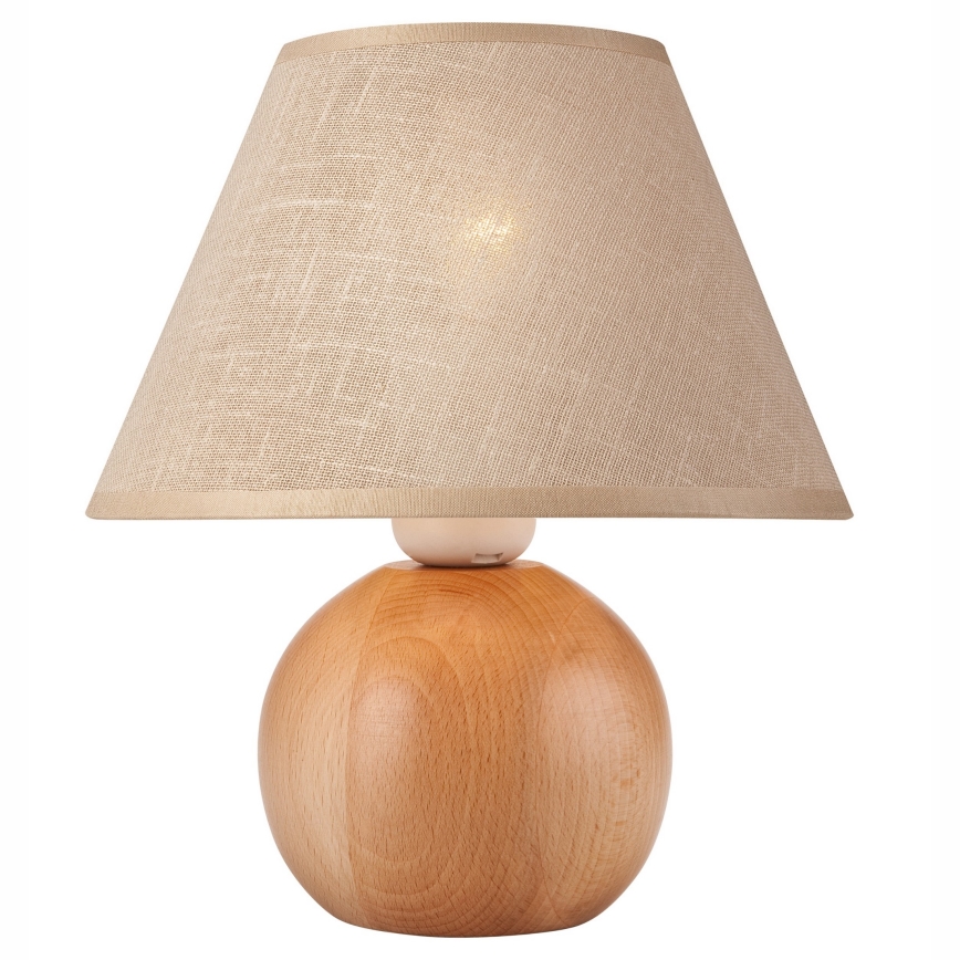 Candeeiro de mesa JUTA 1xE27/60W/230V faia - FSC certificado