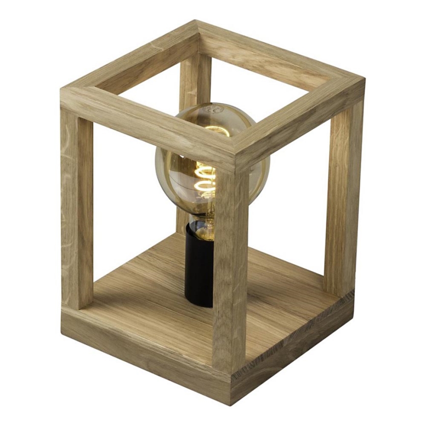 Candeeiro de mesa KAGO 1xE27/60W/230V carvalho mate