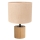 Candeeiro de mesa KRETA 1xE27/25W/230V carvalho/laranja carvalho