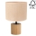 Candeeiro de mesa KRETA 1xE27/25W/230V carvalho/laranja - certificado por FSC