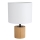Candeeiro de mesa KRETA 1xE27/25W/230V pinho/branco