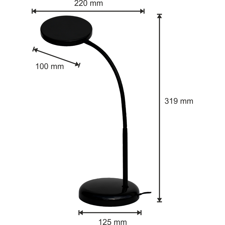 Candeeiro de mesa LED ANITA LED/6W/230V