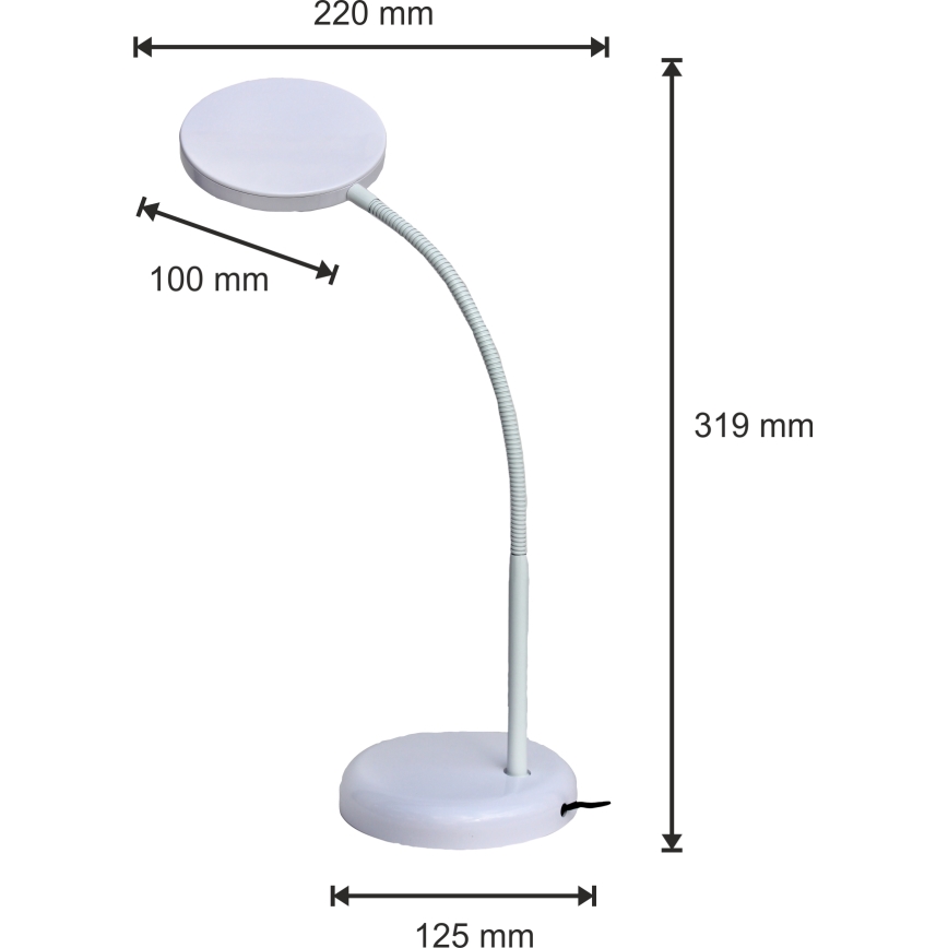 Candeeiro de mesa LED ANITA LED/6W/230V