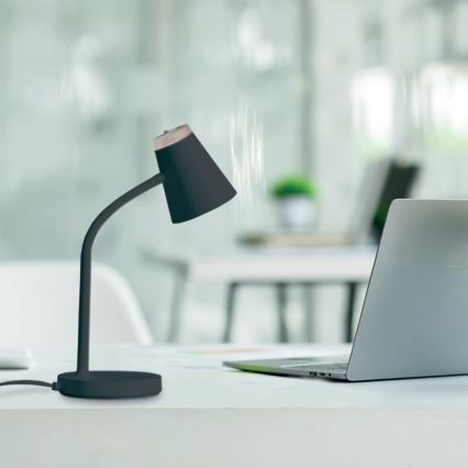 Candeeiro de mesa LED CHICO LED/4,5W/230V preto