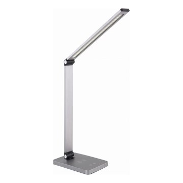 candeeiro de mesa LED com carregador sem fios LED/10W/230V 3000/4000/4500/5000/6000K cromado mate