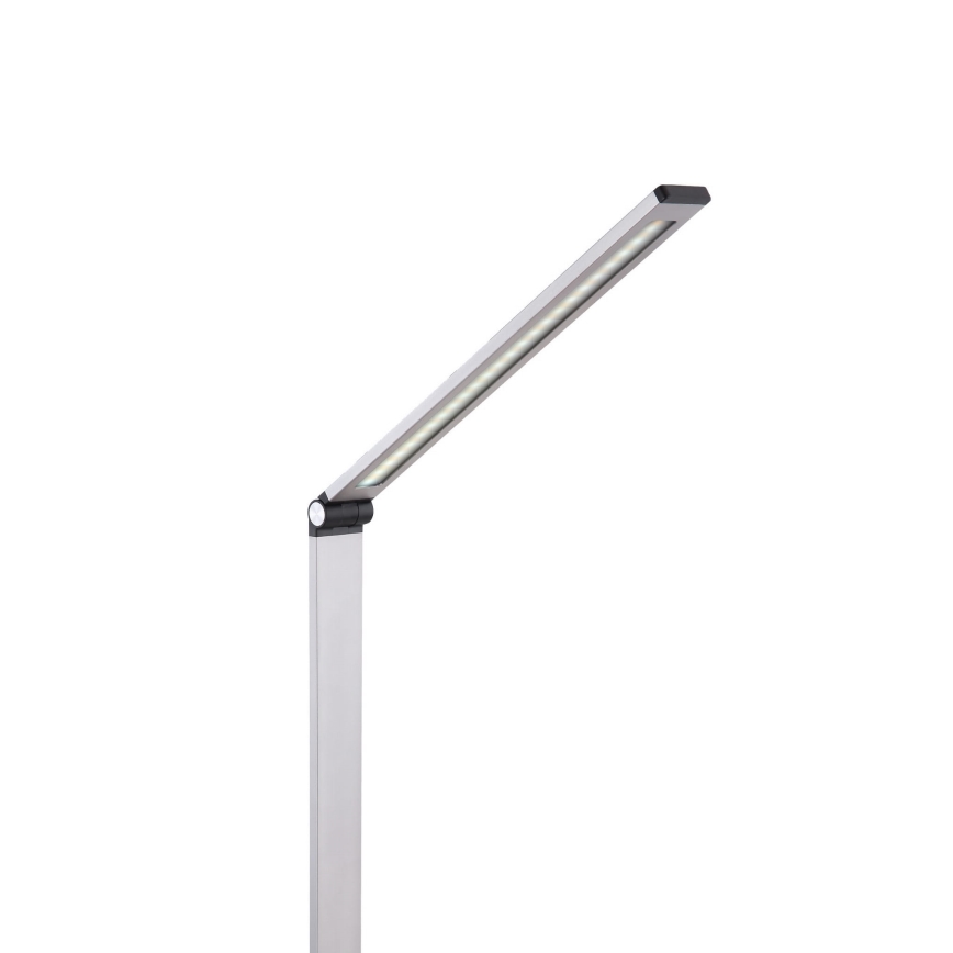 candeeiro de mesa LED com carregador sem fios LED/10W/230V 3000/4000/4500/5000/6000K cromado mate