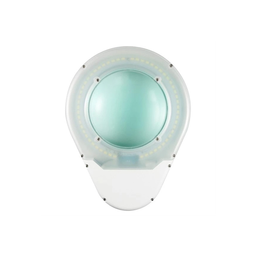 Candeeiro de mesa LED com lupa LED/9W/230V branco