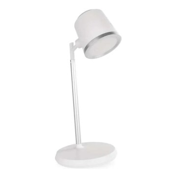 Candeeiro de mesa LED com regulação 4em1 LED/6W/3,7V 3000K/4000K/6500K 1500mAh branco