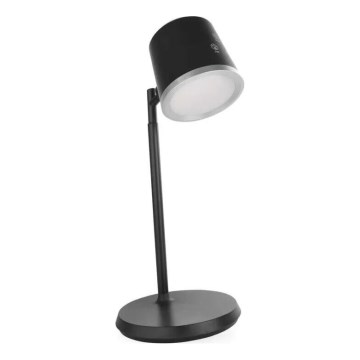 Candeeiro de mesa LED com regulação 4em1 LED/6W/3,7V 3000K/4000K/6500K 1500mAh preto