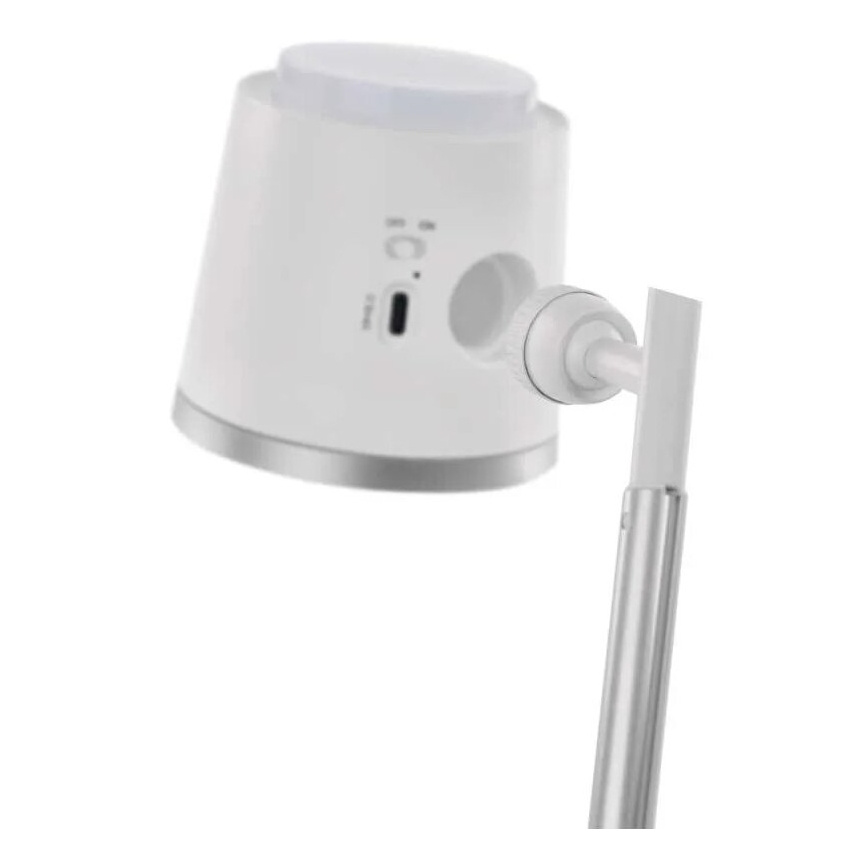 Candeeiro de mesa LED com regulação 4em1 LED/6W/3,7V 3000K/4000K/6500K 1500mAh branco