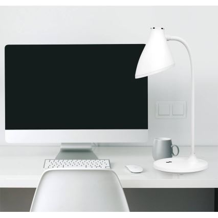Candeeiro de mesa LED com regulação através de toque LED/5W/5V 2400 mAh