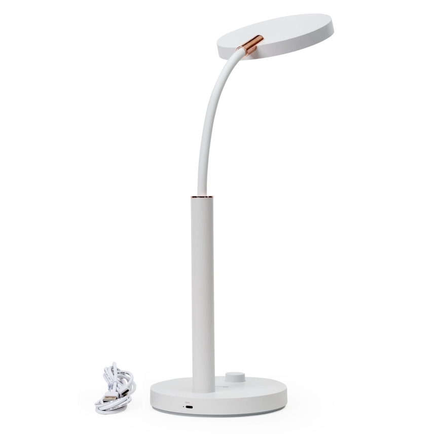Candeeiro de mesa LED com regulação AURA LED/10W/230V 3700/4200K CRI 97 branco