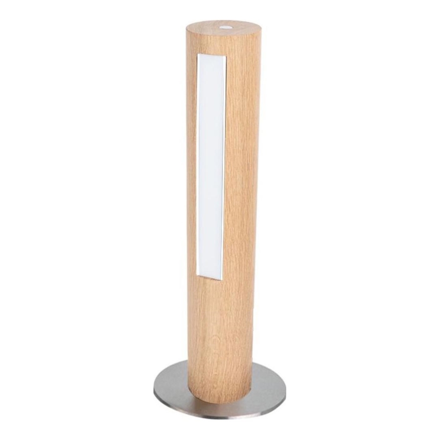 Candeeiro de mesa LED com regulação CONOR LED/9W/230V carvalho