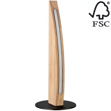 Candeeiro de mesa LED com regulação DUBAI LED/4W/230V carvalho – FSC certificado
