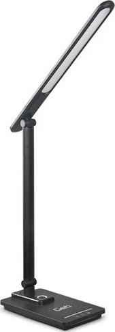 Candeeiro de mesa LED com regulação e porta USB LED/9W/230V 3000K/4000K/5500K preto