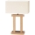 Candeeiro de mesa LED com regulação HAKON 1xE27/40W+ 2xLED/7,5W/230V 55 cm carvalho