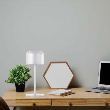 LED Candeeiro de mesa tácil recarregável com regulação LED/1,5W/5V 2700-5700K IP54 2200 mAh branco