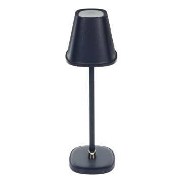 Candeeiro de mesa LED com regulação LED/3W/1800 mAh azul escuro