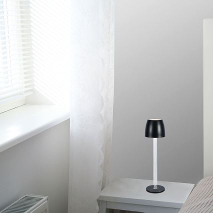 Candeeiro de mesa tátil LED com regulação LED/3W/5V 3000K 1800 mAh branco