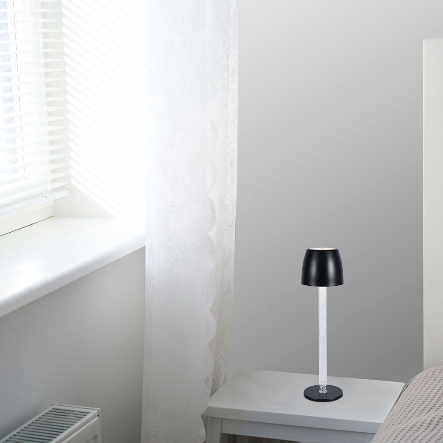 Candeeiro de mesa tátil LED com regulação LED/3W/5V 3000K 1800 mAh branco