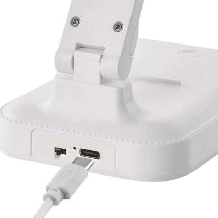 Candeeiro de mesa LED com regulação LED/5W/3,7V 3000K/4000K/6500K 800mAh branco