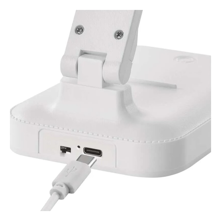 Candeeiro de mesa LED com regulação LED/5W/3,7V 3000K/4000K/6500K 800mAh branco