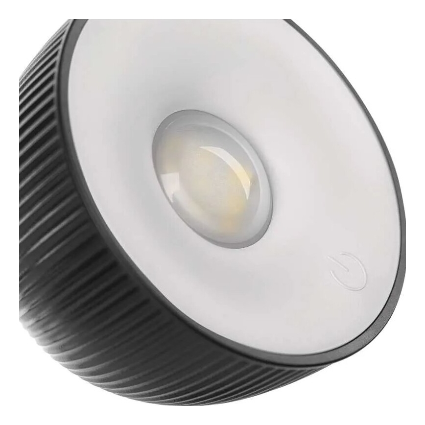 Candeeiro de mesa LED com regulação magnético 4em1 LED/4,2W/3,7V 4000K 1200mAh preto