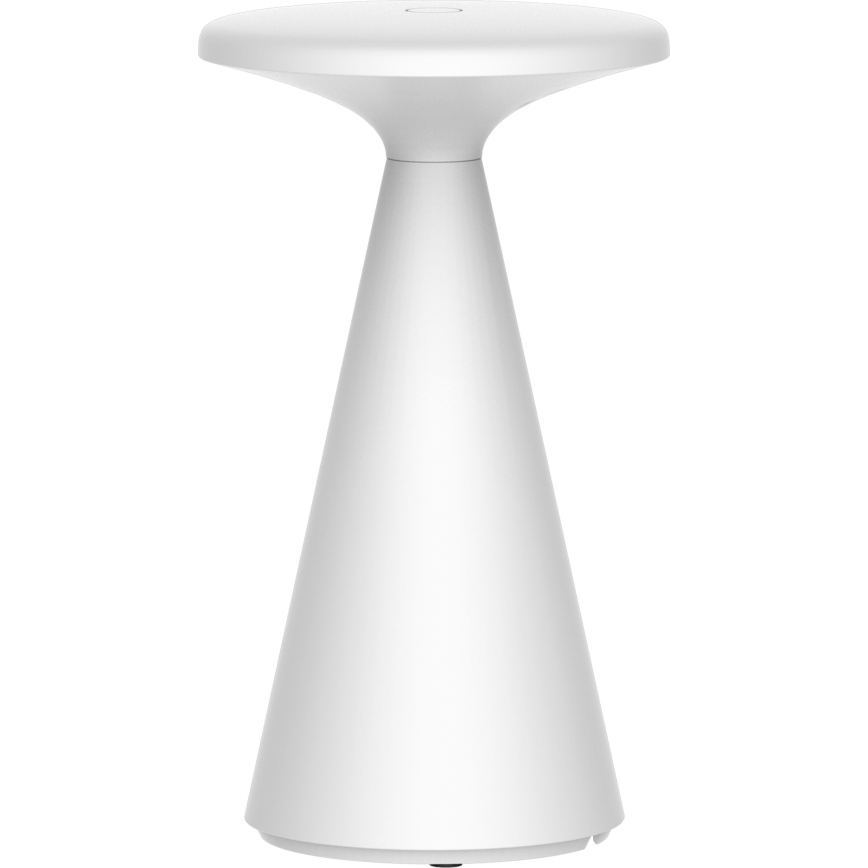 LED Regulação táctil exterior candeeiro de mesa PAROS LED/1,8W/5V USB 1800 mAh IP44 branco
