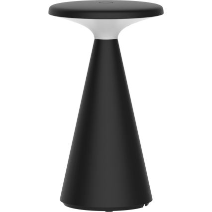 LED Regulação táctil exterior candeeiro de mesa PAROS LED/1,8W/5V USB 1800 mAh IP44 preto